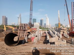 Cọc bê tông vuông D300